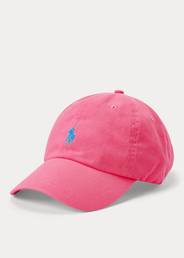 Women's Polo Ralph Lauren Cotton Chino Neon Ball Caps | 657819TMJ